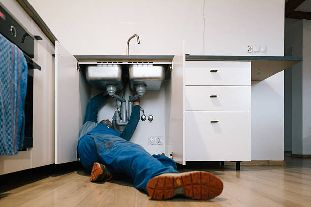 Professional Drain Cleaning technician working in Shelter Island, NY